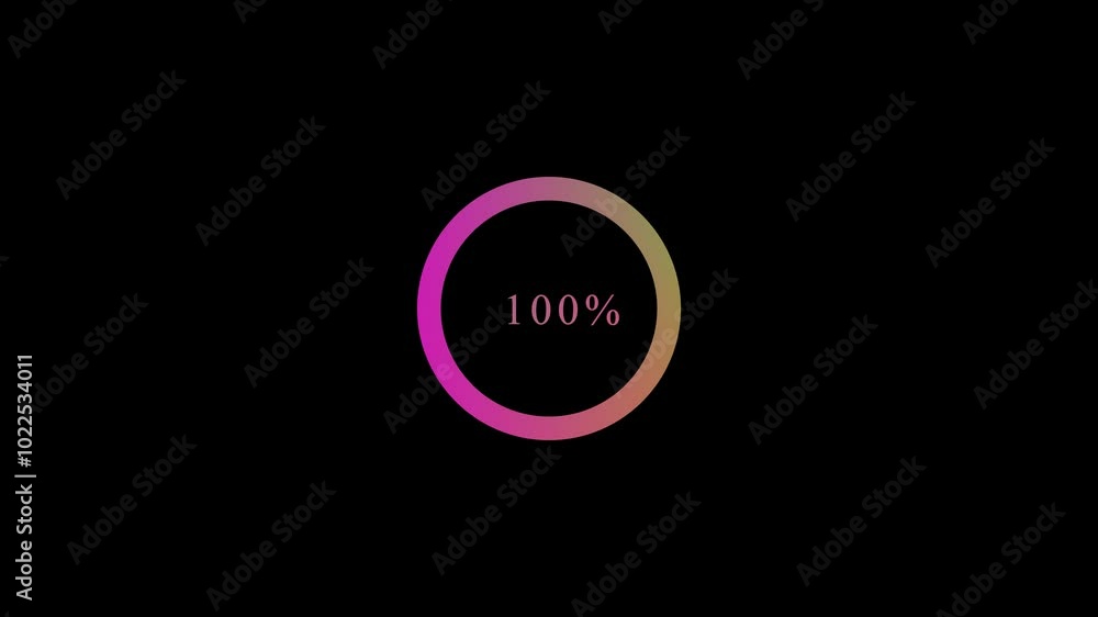 loading bar Circle animation. Futuristic bar loading screen motion graphic with black background. 4k video loading bar Circle animation. Futuristic bar loading screen motion graphic with black background. 4k video