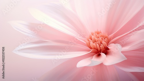 delicate pink and white abstract