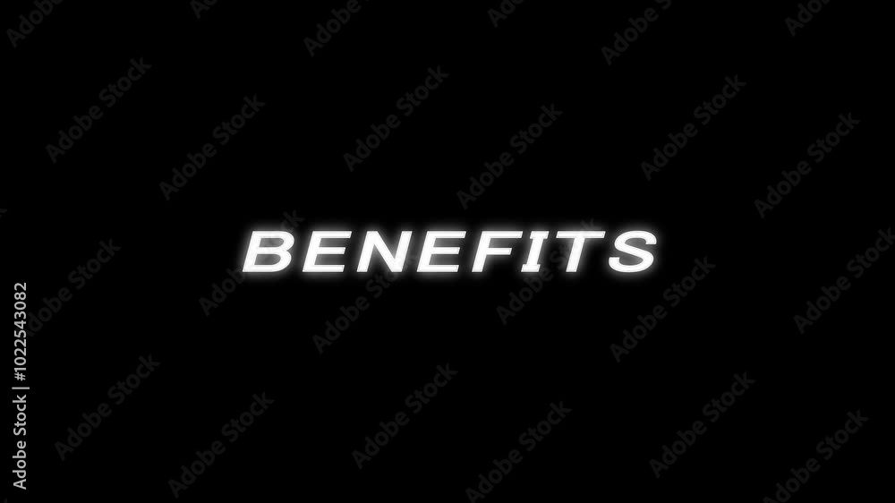 Abstract text animation. Abstract text animation.