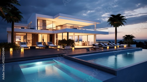 luxurious houses modern