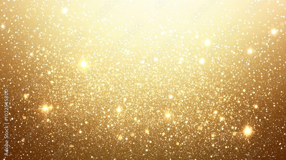 Golden glitter background with sparkling lights Golden glitter background with sparkling lights