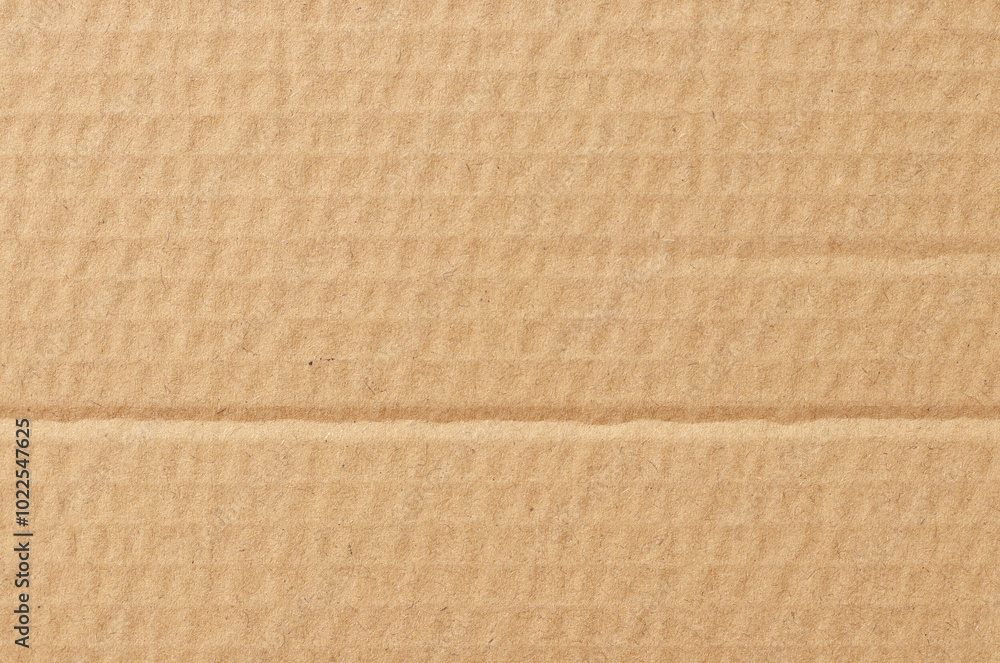 Fototapeta premium Brown cardboard sheet abstract background, texture of recycle paper box in old vintage pattern for design art work.