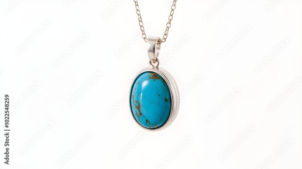 Turquoise Cabochon Necklace Turquoise Cabochon Necklace