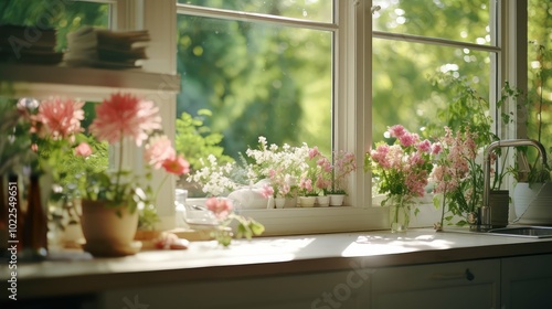 Wallpaper Mural view kitchen window Torontodigital.ca