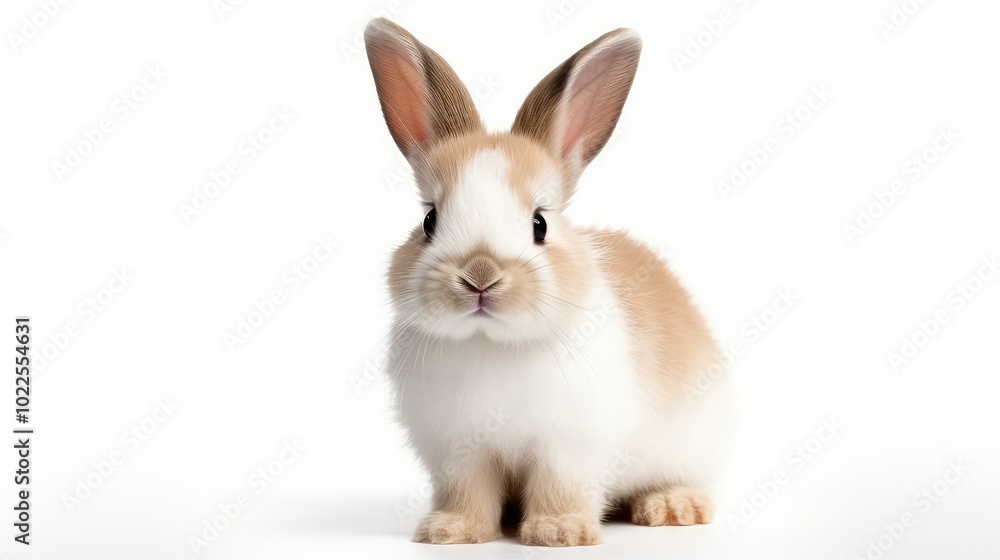 cute rabbit isolated on white cute rabbit isolated on white