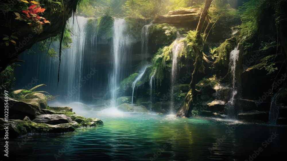 cliff water nature cliff water nature