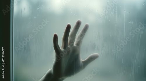 cnecti hand on glass photo