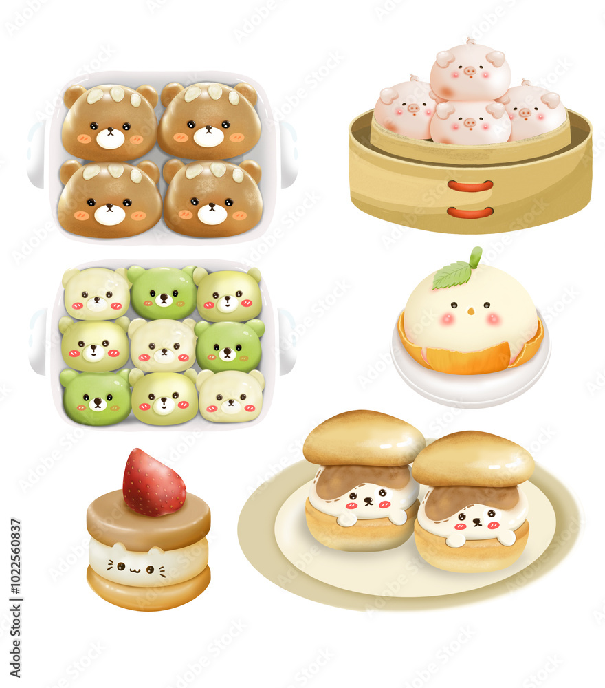 set of cakes set of cakes