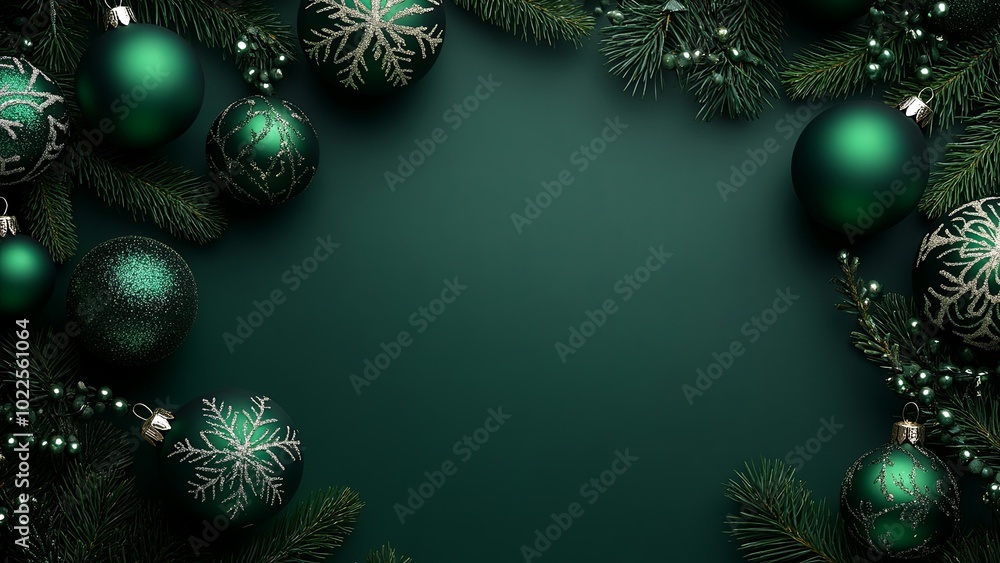 Copy-space for text. The concept of Christmas and New Year holidays. Christmas and New Year decoration background. Minimalistic background. Generate AI. Copy-space for text. The concept of Christmas and New Year holidays. Christmas and New Year decoration background. Minimalistic background. Generate AI.