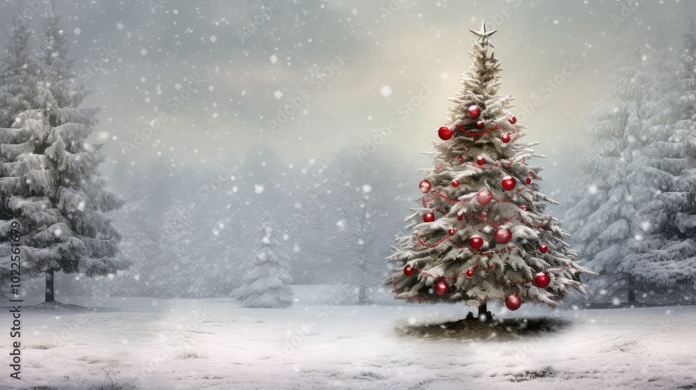 landscape christmas tree bough landscape christmas tree bough
