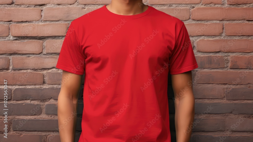 wearing red tshirt mockup wearing red tshirt mockup
