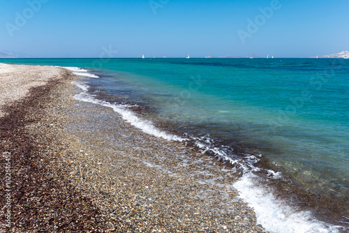 Obraz na płótnie beach in Kos island in Greece w salonie