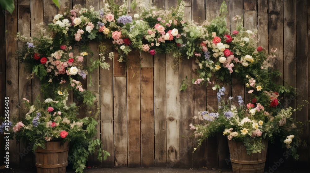 wildflowers floral wall wildflowers floral wall