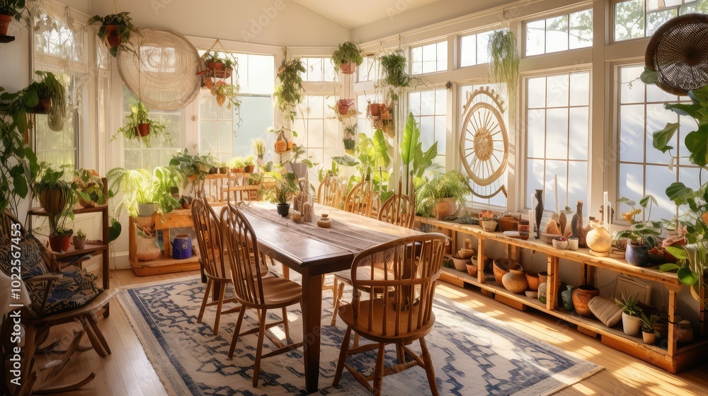 nature boho plants