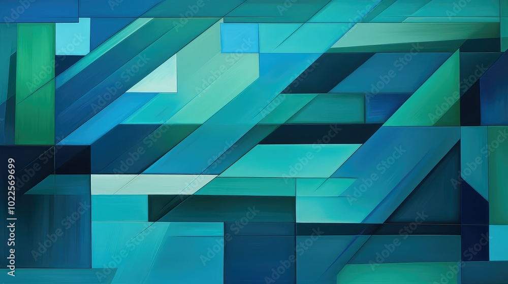 shapes blue green abstract shapes blue green abstract