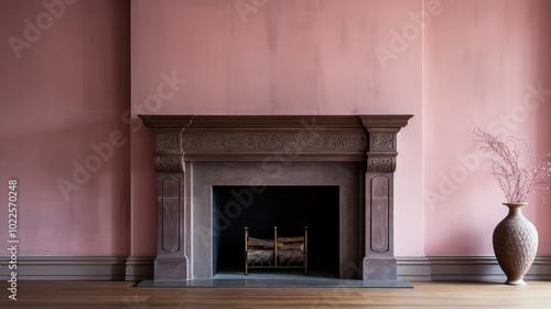 elegance pink stucco texture