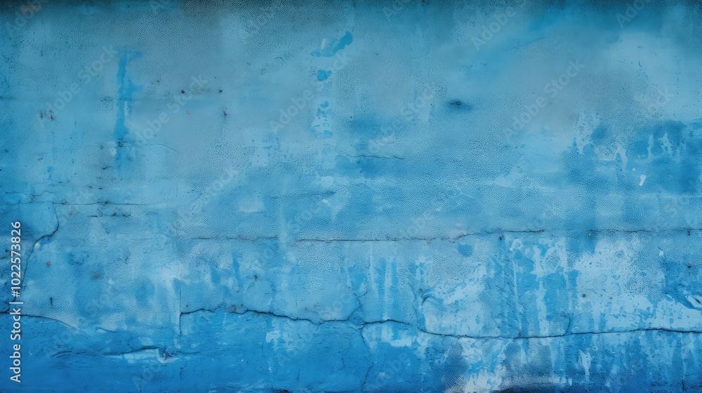 Obraz premium wall blue concrete texture