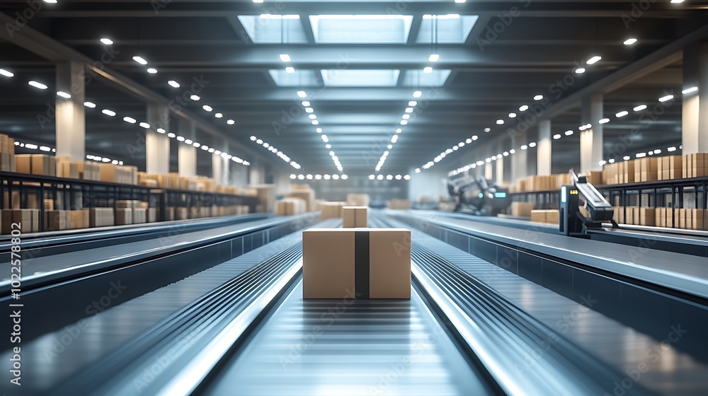Conveyor Belt System in a Warehouse: Automation in Modern Logistics and Distribution Conveyor Belt System in a Warehouse: Automation in Modern Logistics and Distribution