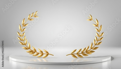 Golden Laurel Wreath, Grey Platform