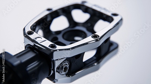 Wallpaper Mural A close-up view of a stylish bicycle pedal emphasizes its streamlined design and practical features for cycling aficionados. Torontodigital.ca