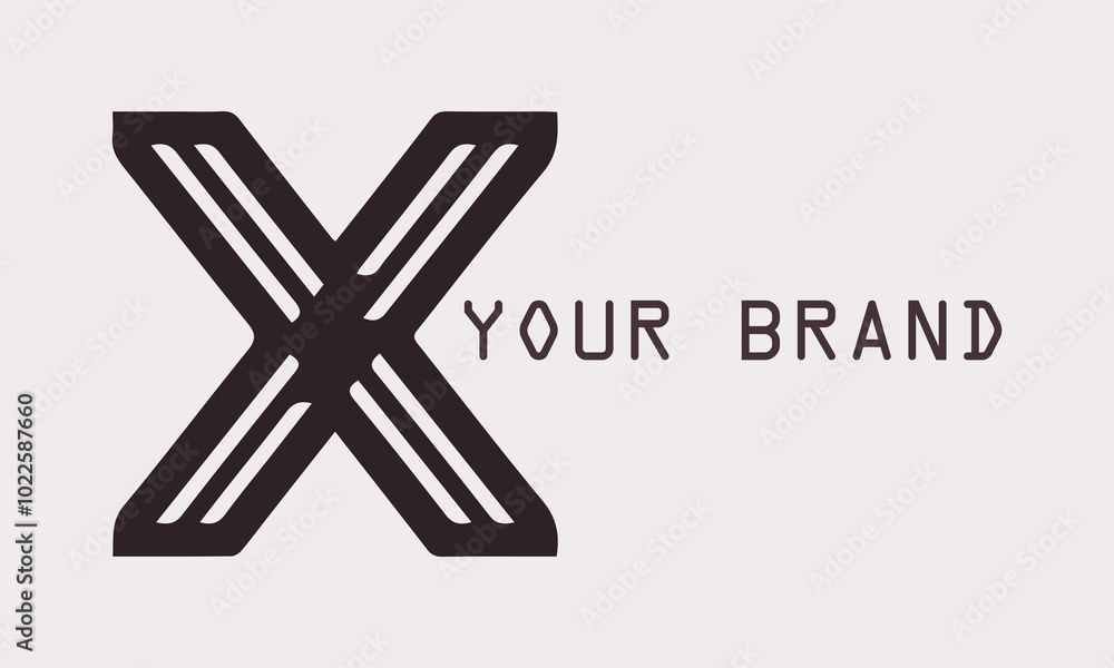 The letter X logo design is flexible and can be used in various media, suitable for brands that need a versatile logo The letter X logo design is flexible and can be used in various media, suitable for brands that need a versatile logo