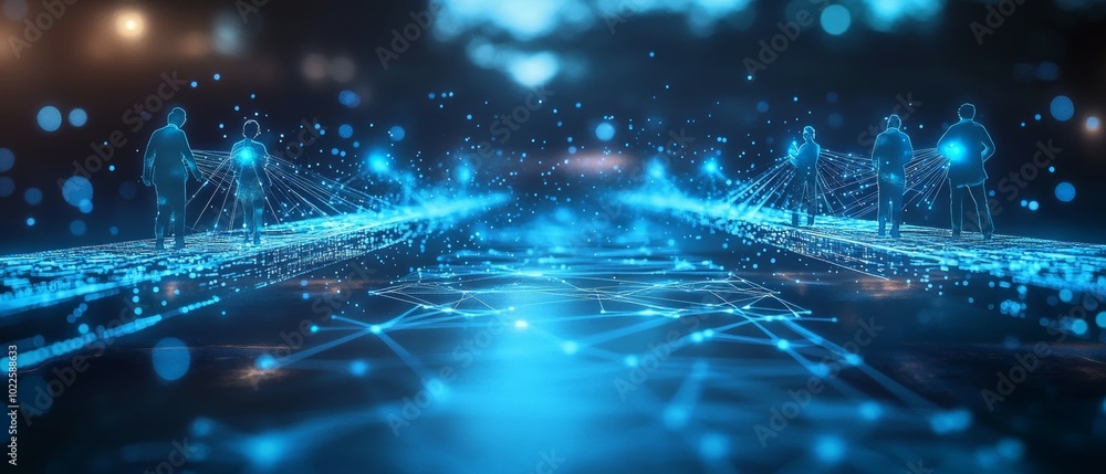 Obraz premium Bridging the Digital Divide, Digital Skills Gap and Workforce Development