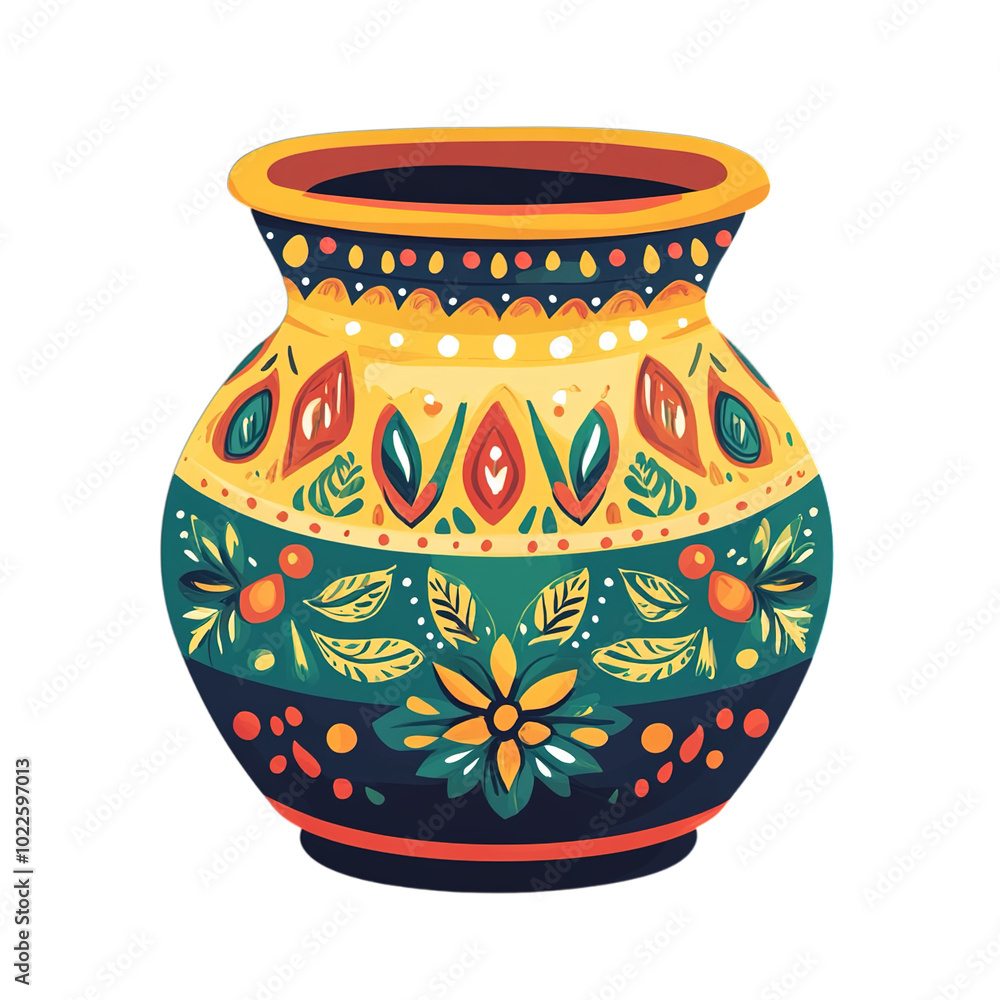 kalash puja or kalash sthapana for Ram Navami or Navratri festival.set kalash puja or kalash sthapana for Ram Navami or Navratri festival.set