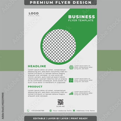 amazing Business flyer design template