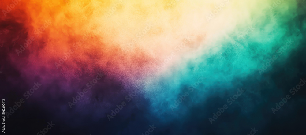 Abstract gradient background blending orange, purple, and teal with soft texture and vibrant tones Abstract gradient background blending orange, purple, and teal with soft texture and vibrant tones