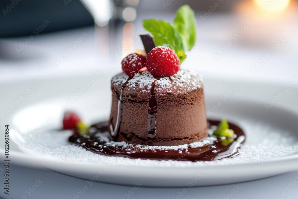 velvety chocolate soufflé with a rich, molten dark chocolate ganache center velvety chocolate soufflé with a rich, molten dark chocolate ganache center