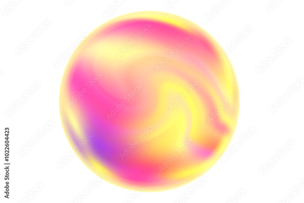 Glowing magic sphere or iridescent 3D bubble or fluid droplet isolated, transparent background. Aesthetic dreamy holographic ball with smooth swirl gradient texture. Glowing magic sphere or iridescent 3D bubble or fluid droplet isolated, transparent background. Aesthetic dreamy holographic ball with smooth swirl gradient texture.