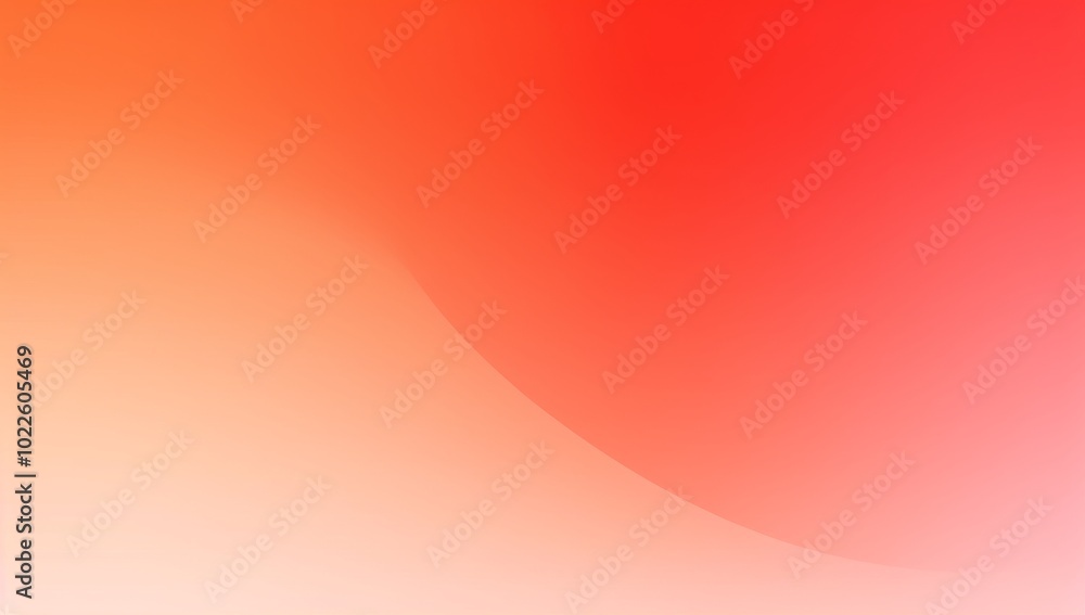 Light red to orange gradient background with wavy/ curve  line 