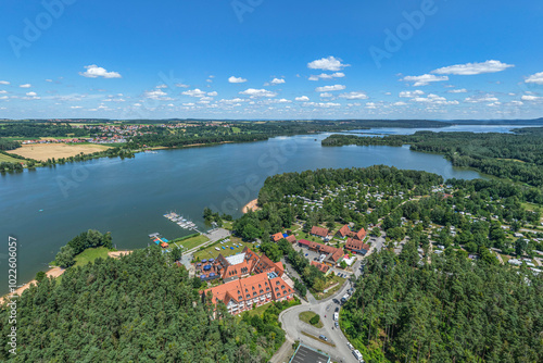 Sommer im Fränkischen Seenland am Seezentrum Langlau am Kleinen Brombachsee photo