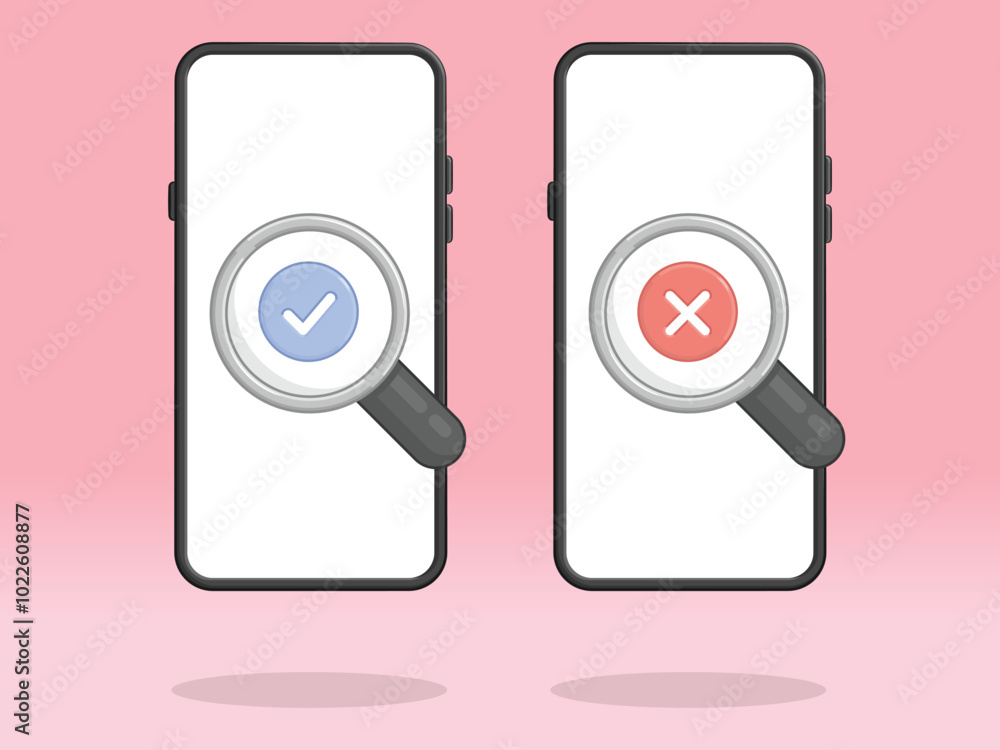 Smartphone Magnifier Check Cross Answer Examination Smartphone Magnifier Check Cross Answer Examination
