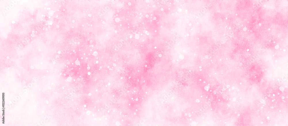 beautiful pink watercolor background with various bokeh surrounding randomly, soft pink texture with smoke and clouds, blurry and empty smooth pink abstract background with bubbles. beautiful pink watercolor background with various bokeh surrounding randomly, soft pink texture with smoke and clouds, blurry and empty smooth pink abstract background with bubbles.