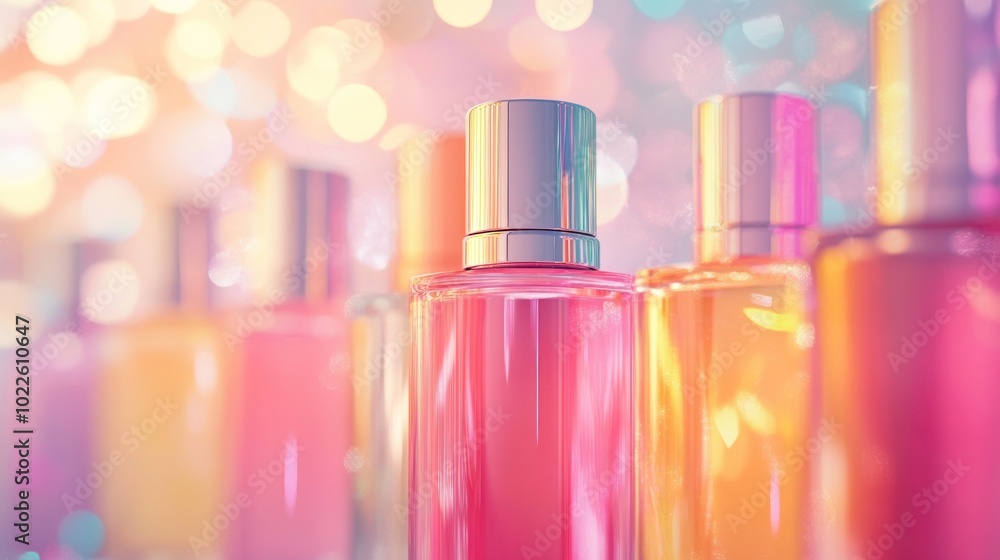Perfume Bottles In A Row Perfume Bottles In A Row