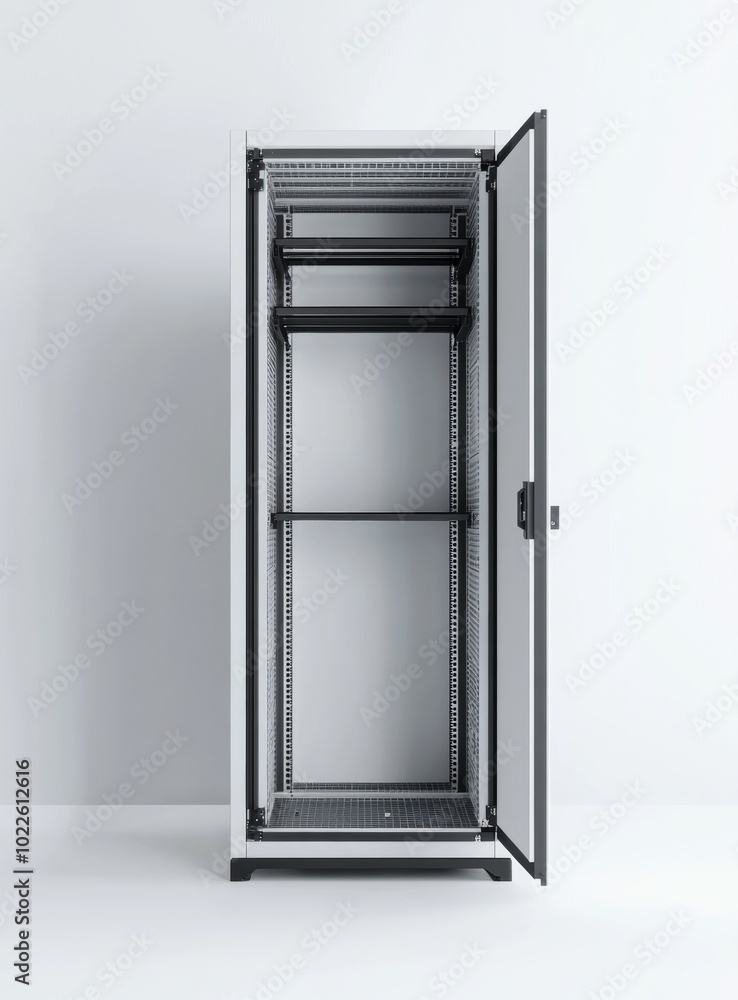 Empty Server Rack. Empty Server Rack.