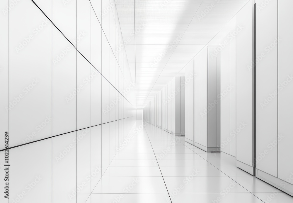White Corridor. White Corridor.