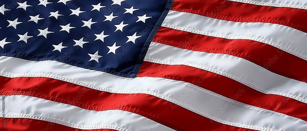 © Hryhor Denys - The vibrant American flag waves proudly in the breeze at a community park, symbolizing honor and remembrance during Veterans Day celebrations with friends and family gathered around © Hryhor Denys - The vibrant American flag waves proudly in the breeze at a community park, symbolizing honor and remembrance during Veterans Day celebrations with friends and family gathered around