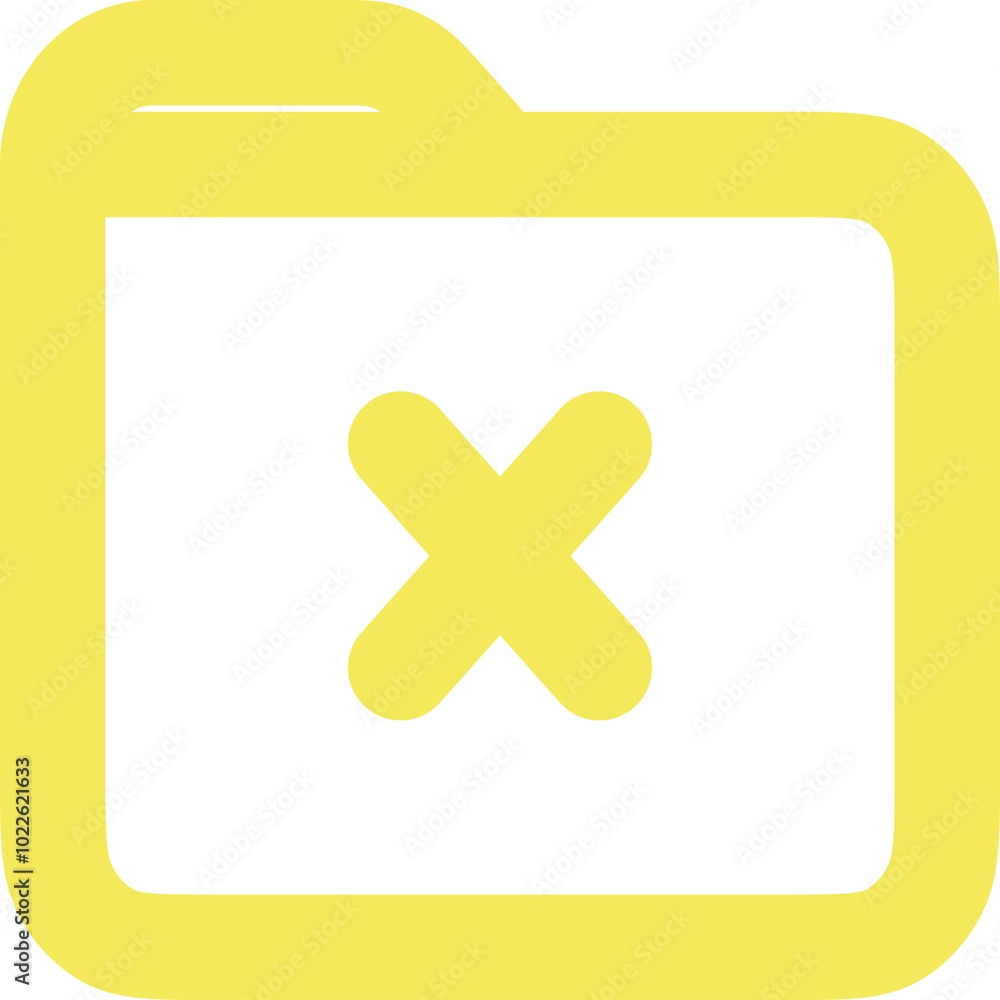 Fototapeta premium Folder Close Icon Logo Design