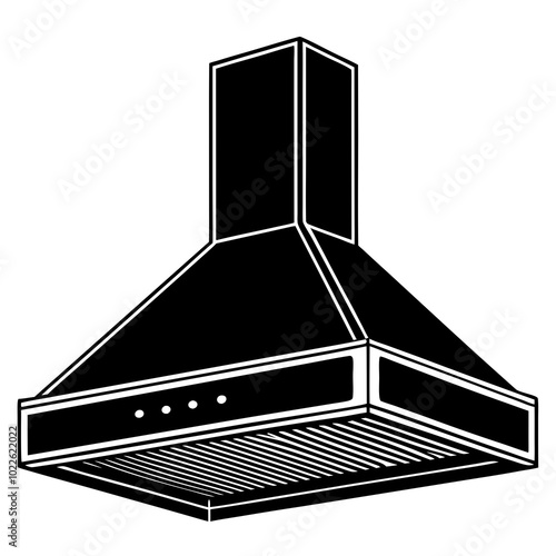  kitchen hood vector illustration on a white background