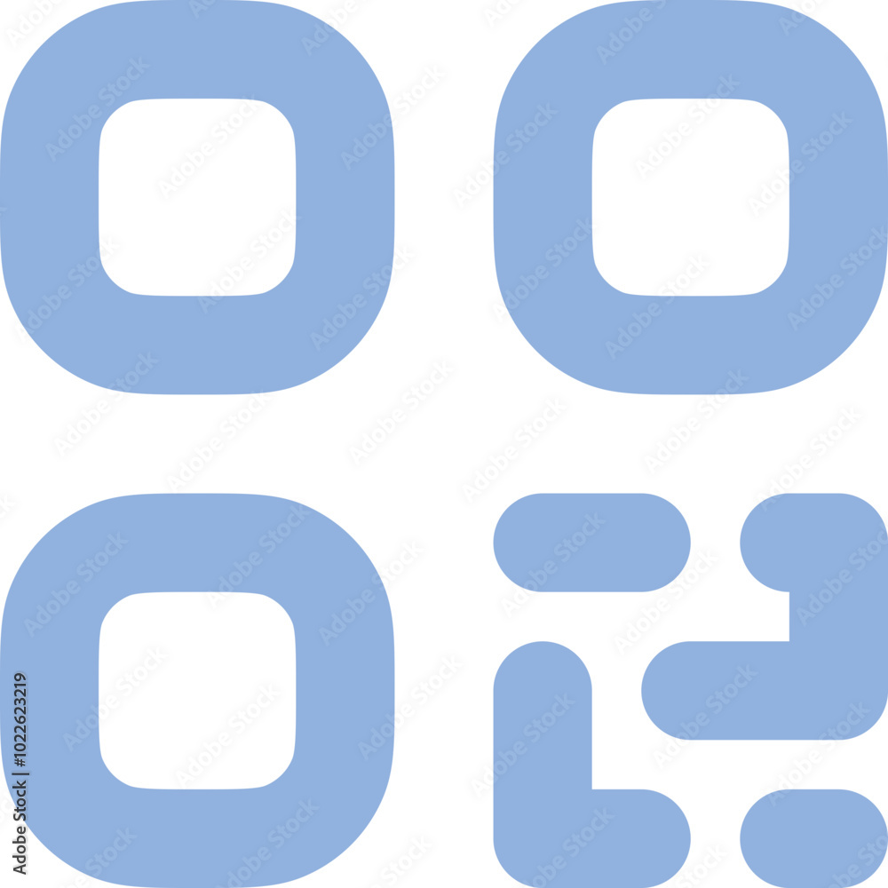 QR Code Icon Logo Design QR Code Icon Logo Design