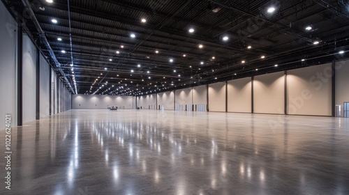 Empty Convention Hall.