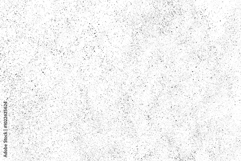 Grunge black texture. Dark grainy texture on white background. Dust overlay textured. Grain noise particles. Paper effect. Design elements. Vector illustration, EPS 10.