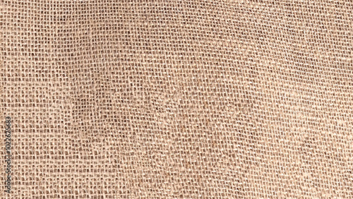 background of handmade fabric sewn with old hemp threads horizontally