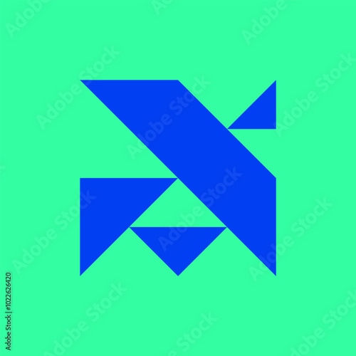Free Download Abstract logo. Icon design. Template elements. Geometric abstract logos - GFXLoad