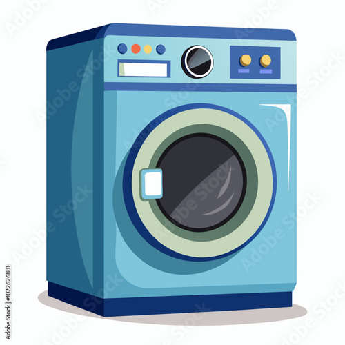 washing machine vector illustration on a white background