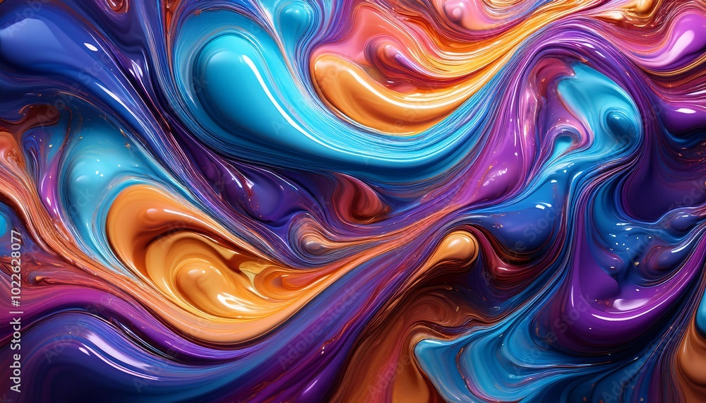 Liquid or Marble Swirl Background Liquid or Marble Swirl Background