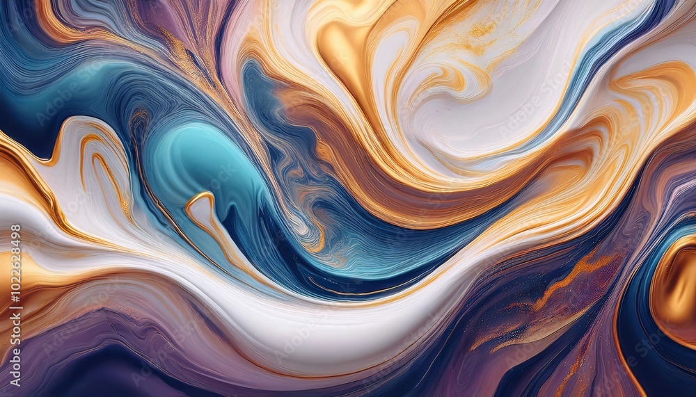 Liquid or Marble Swirl Background Liquid or Marble Swirl Background