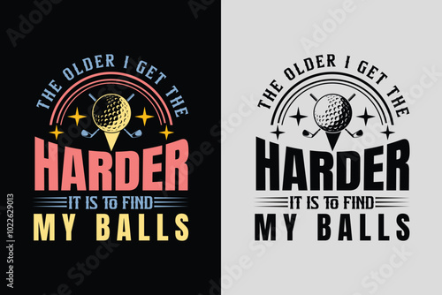 Golf T-shirt Design Templet 